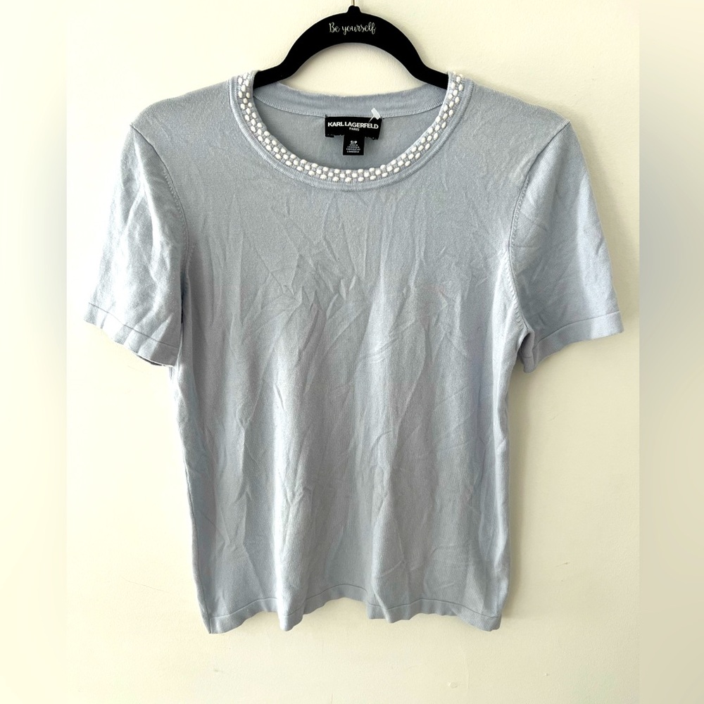 Karl Lagerfeld Paris Women’s short sleeve Top